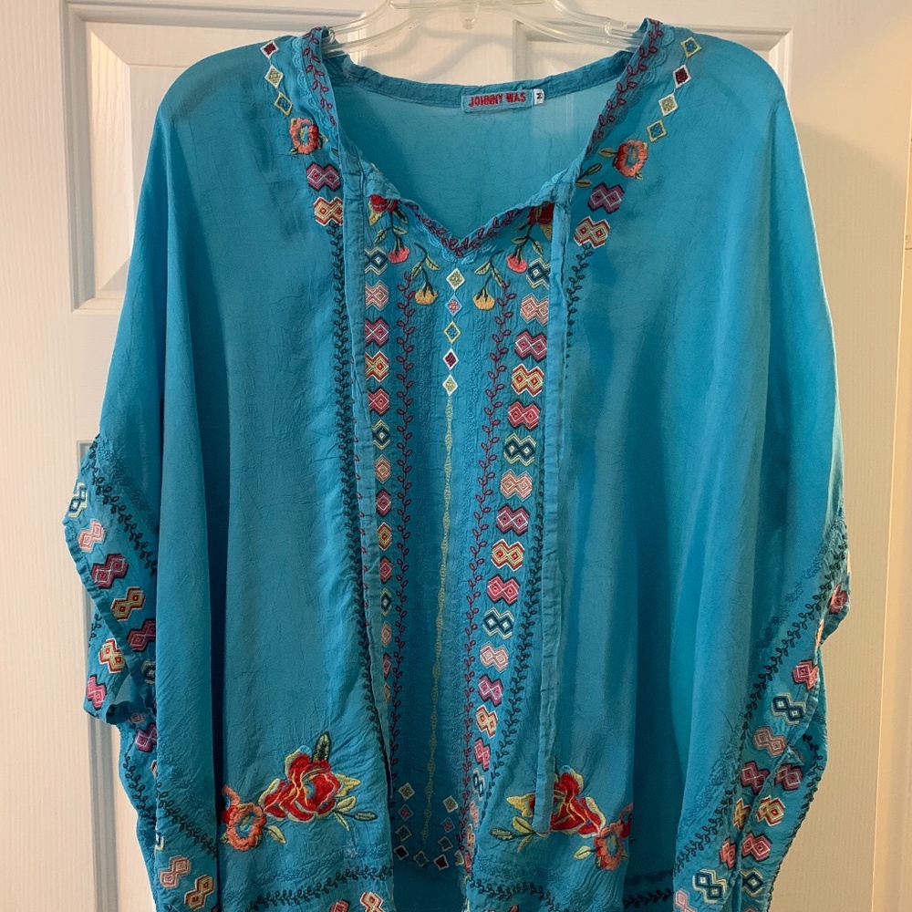 Johnny Was Poncho Top